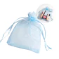 50 Bolsas Organza 7x9 cm Colores Joyeria Regalos Empaque Elegante - Miniatura 20