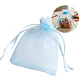 50 Bolsas Organza 10x12 cm Colores Joyeria Regalos Empaque Elegante - Miniatura 20