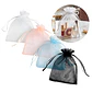 50 Bolsas Organza 10x15 cm Colores Joyeria Regalos Empaque Elegante - Miniatura 1