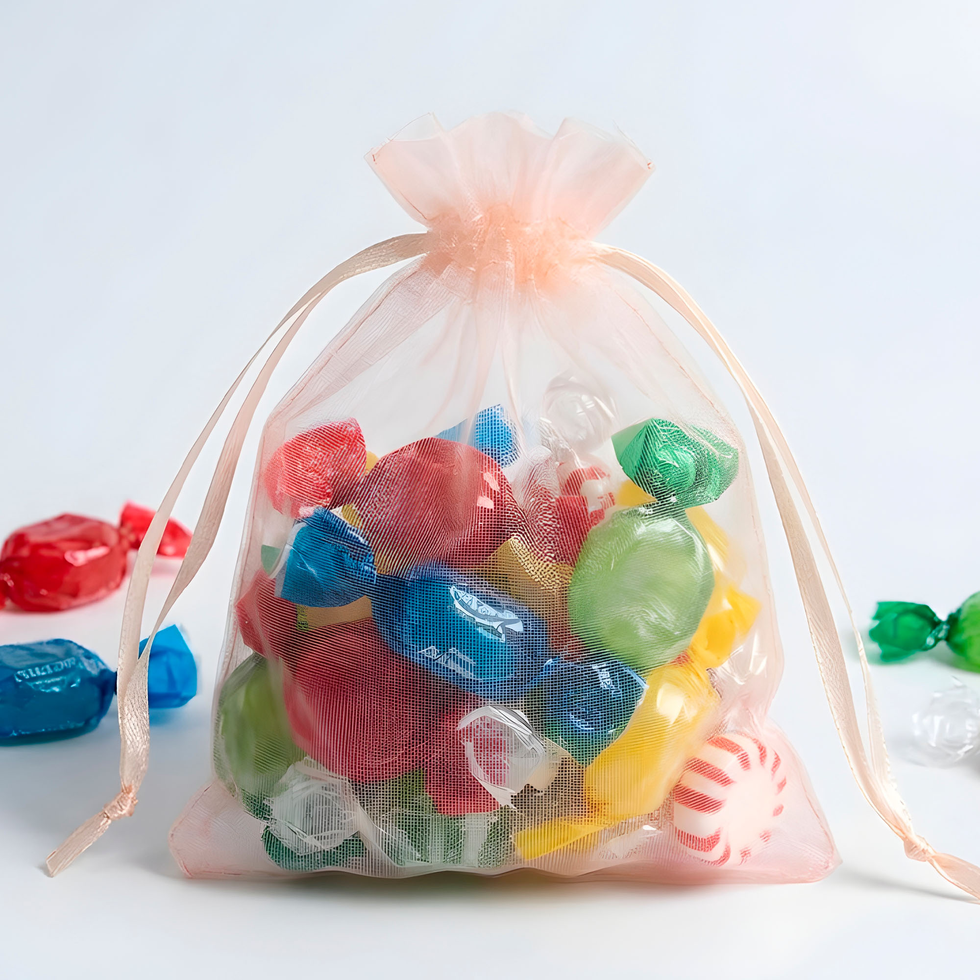 50 Bolsas Organza 10x15 cm Colores Joyeria Regalos Empaque Elegante 16