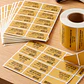 1000 Etiquetas Autoadhesivas Térmicas 50 x 30 mm Color Kraft Impresion - Miniatura 9