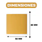 500 Etiquetas Autoadhesivas Térmicas 80 x 50 mm Color Kraft Impresion - Miniatura 2