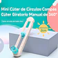 Cortador Circular Giratorio Manual De 360 Grados Para Manualidades - Miniatura 9