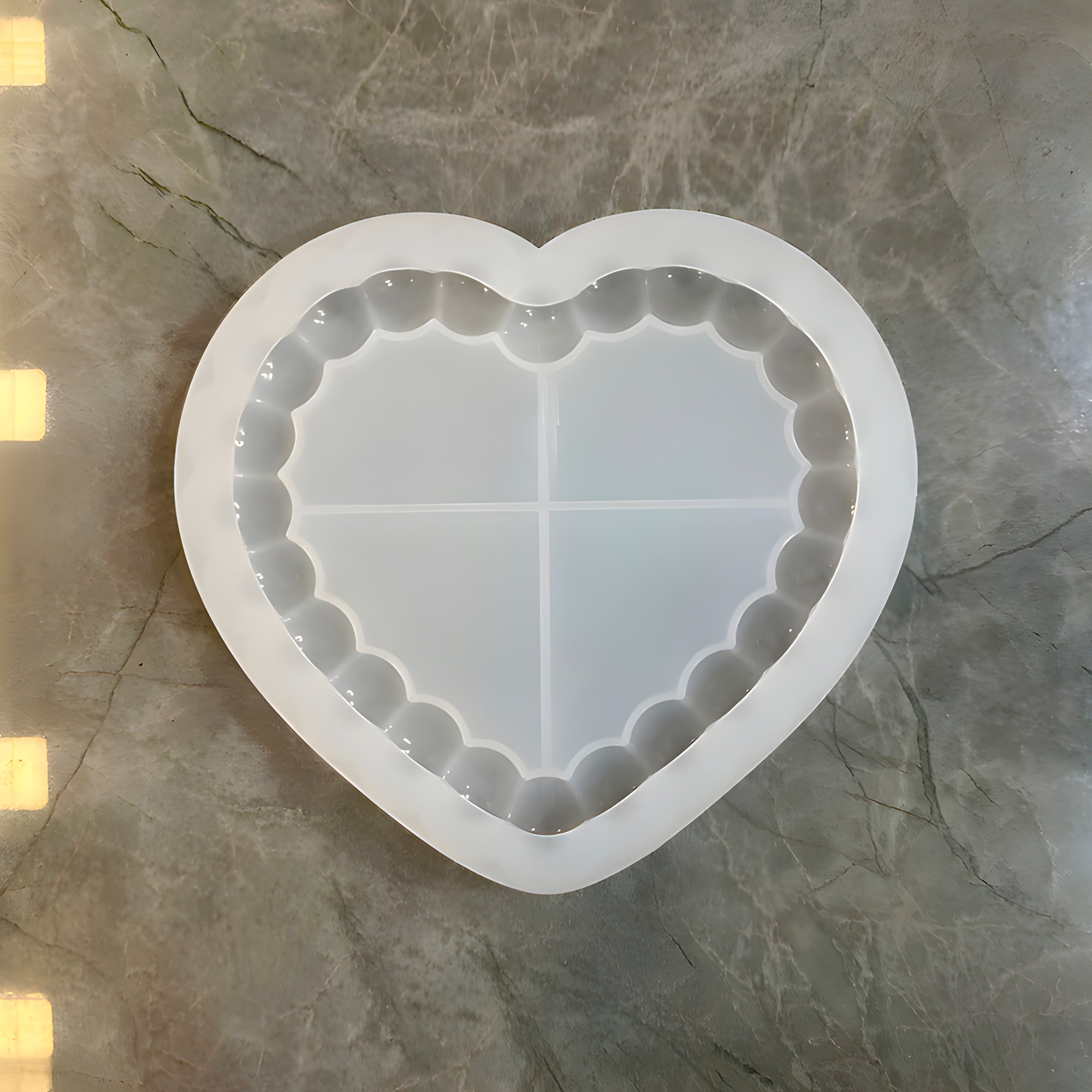 Molde Silicona Corazón Aromaterapia Velas 7,3 X 4 CM 8