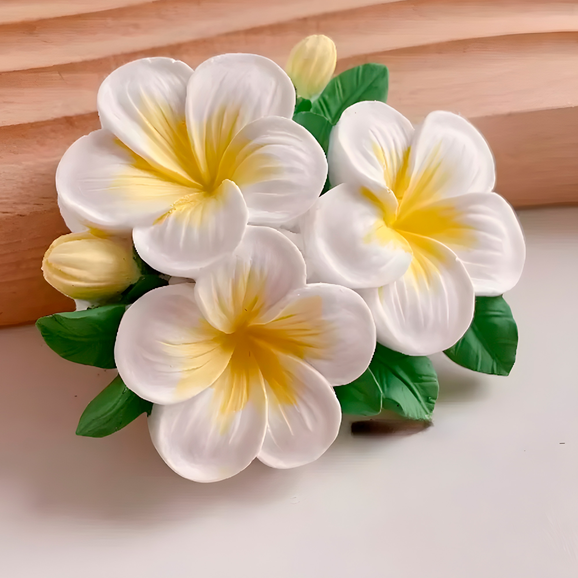 Molde Silicona Flor de Petalos Aromaterapia Velas 7 X 6,6 CM 8