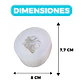 Molde Silicona Flor clemátide Aromaterapia Velas 8 X 7,7 CM - Miniatura 2
