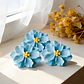 Molde Silicona Flor clemátide Aromaterapia Velas 8 X 7,7 CM - Miniatura 3