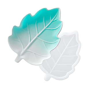 Molde Silicona Hoja Simple Aromaterapia Velas 17,2 X 12,2 CM