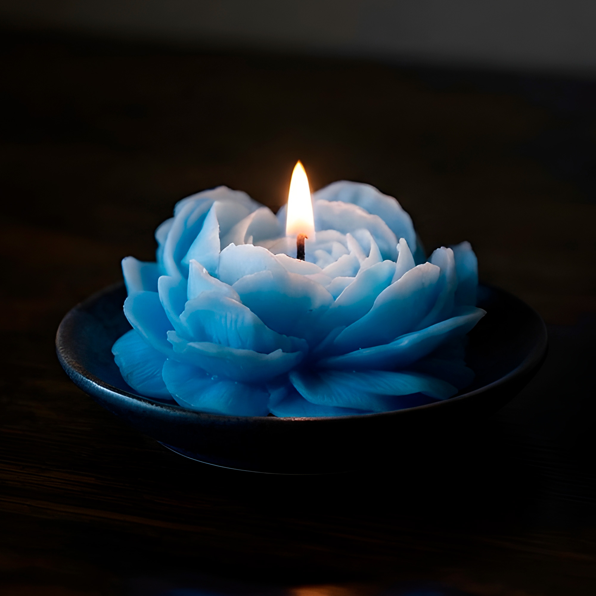 Molde Silicona Flor Abierta Aromaterapia Velas 7,3 X 7,3 CM 4