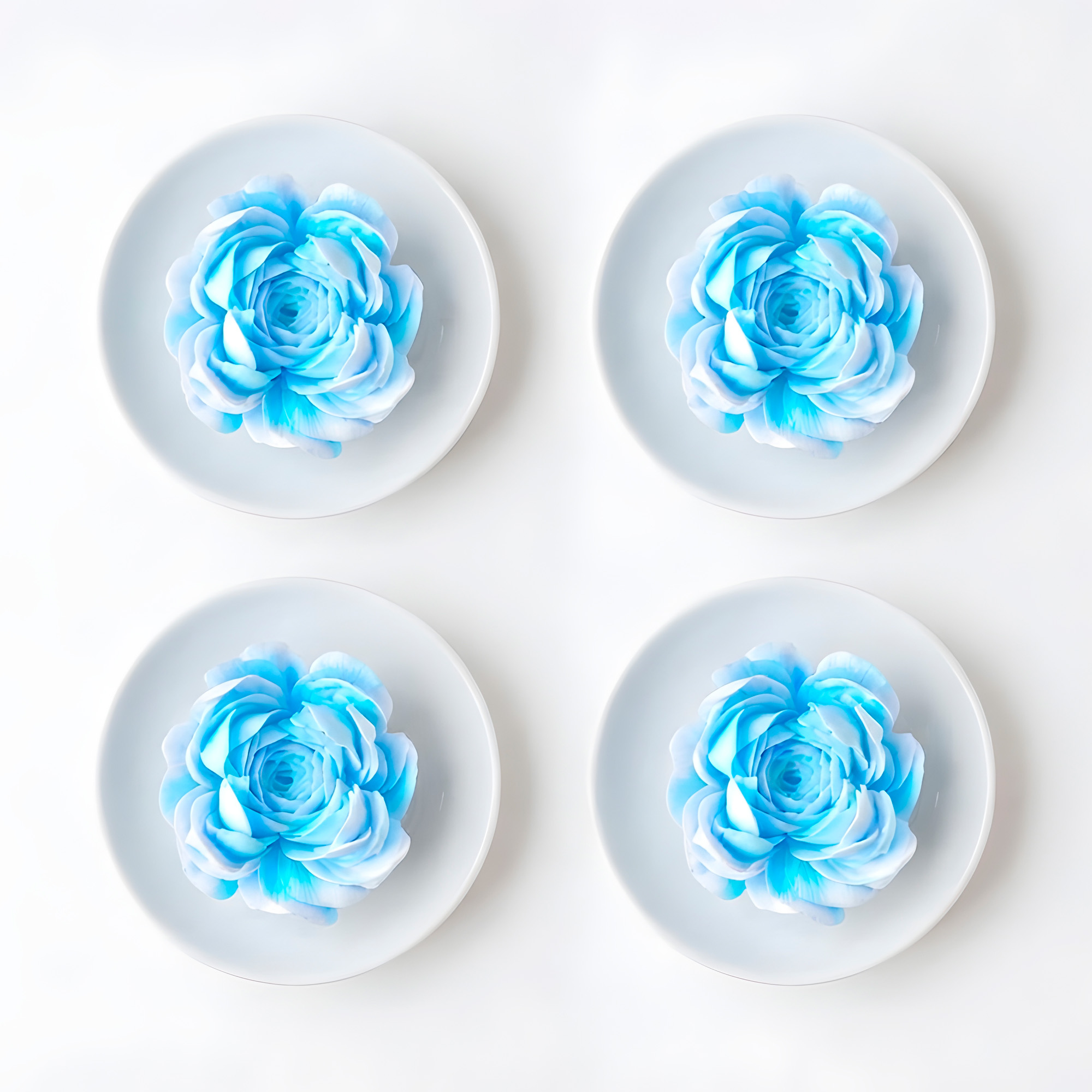 Molde Silicona Flor Abierta Aromaterapia Velas 7,3 X 7,3 CM 5
