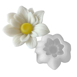 Molde Silicona Flor Aromaterapia Velas 7,5 X 7 CM