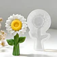 Molde Silicona Flor Girasol Aromaterapia Velas 12 X 7 CM - Miniatura 6