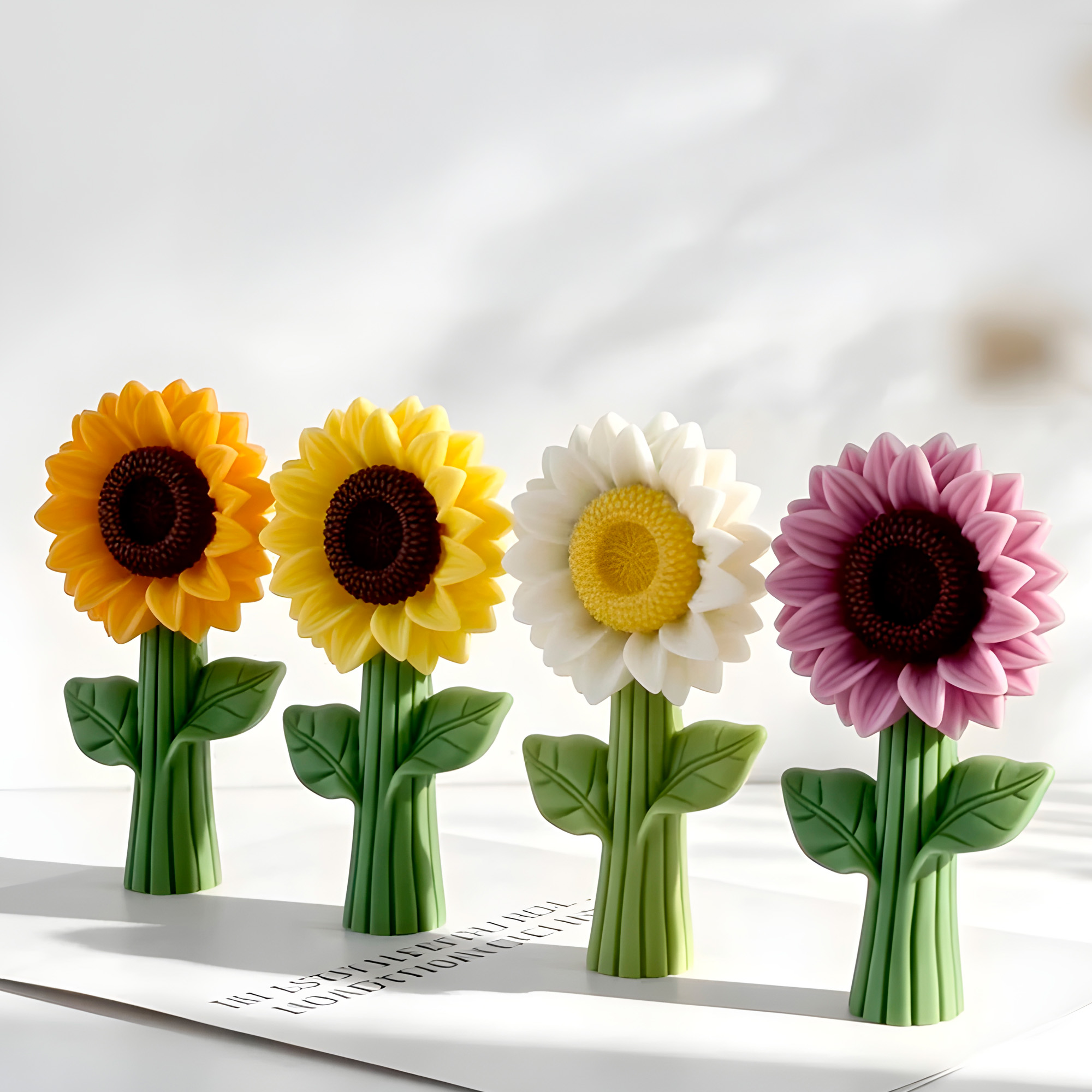 Molde Silicona Flor Girasol Aromaterapia Velas 12 X 7 CM 9