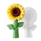 Molde Silicona Flor Girasol Aromaterapia Velas 12 X 7 CM - Miniatura 1