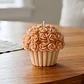 Molde Silicona Cupcake de Rosas Aromaterapia Velas 8 X 7,3 CM - Miniatura 3