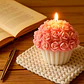 Molde Silicona Cupcake de Rosas Aromaterapia Velas 8 X 7,3 CM - Miniatura 9