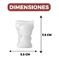 Molde Silicona Osita Vestida de Novia Aromaterapia Velas 7,5 X 5,5 CM - Miniatura 2