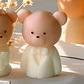Molde Silicona Osito Vestido de Novio Aromaterapia Velas 7,4 X 5,5 CM - Miniatura 3