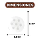 Molde Silicona Chocolates Pequeños Aromaterapia Velas 8,3 X 8,1 CM - Miniatura 2