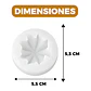 Molde Silicona Dulce Tradicional Aromaterapia Velas 5,5 X 5,3 CM - Miniatura 2