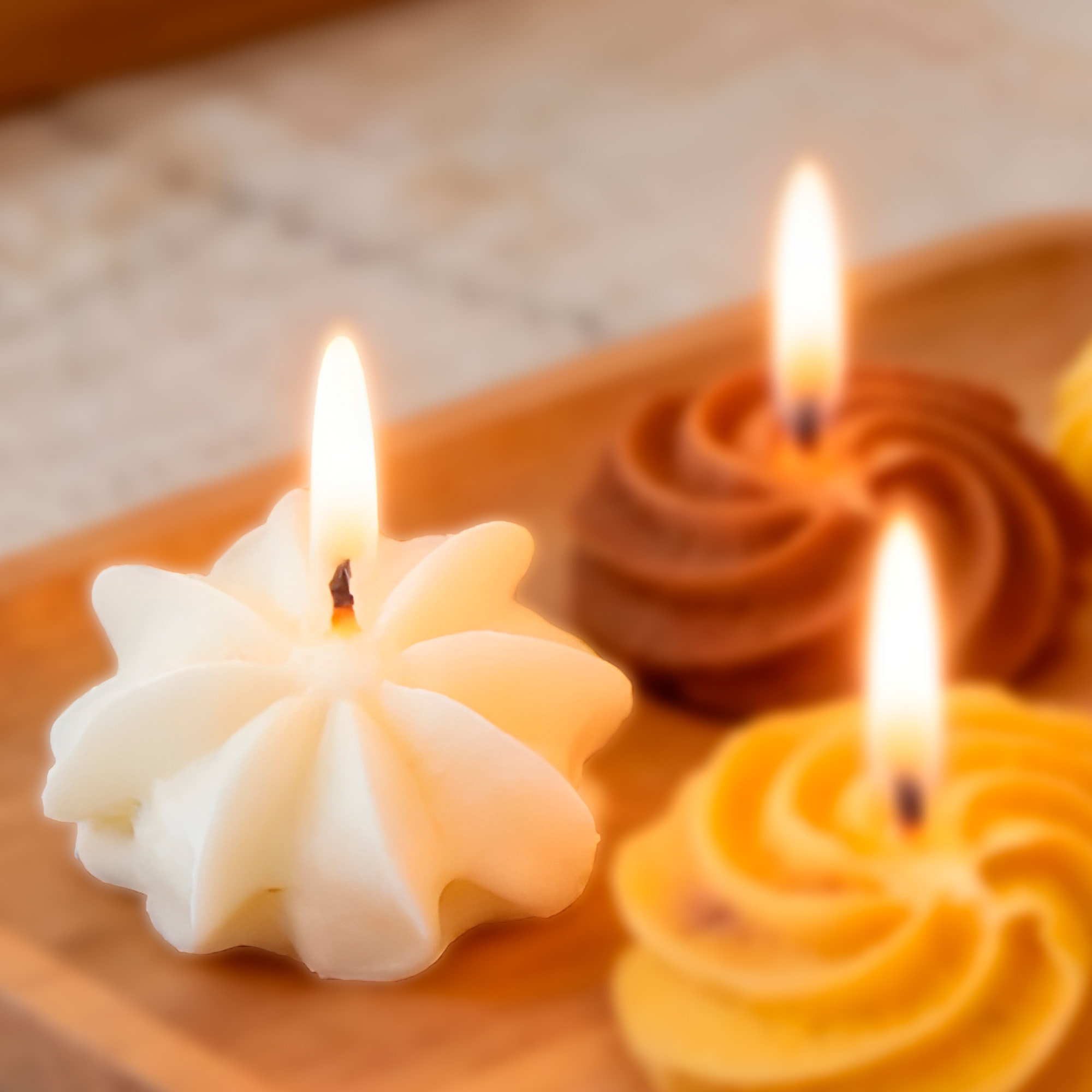 Molde Silicona Dulce Tradicional Aromaterapia Velas 5,5 X 5,3 CM 4