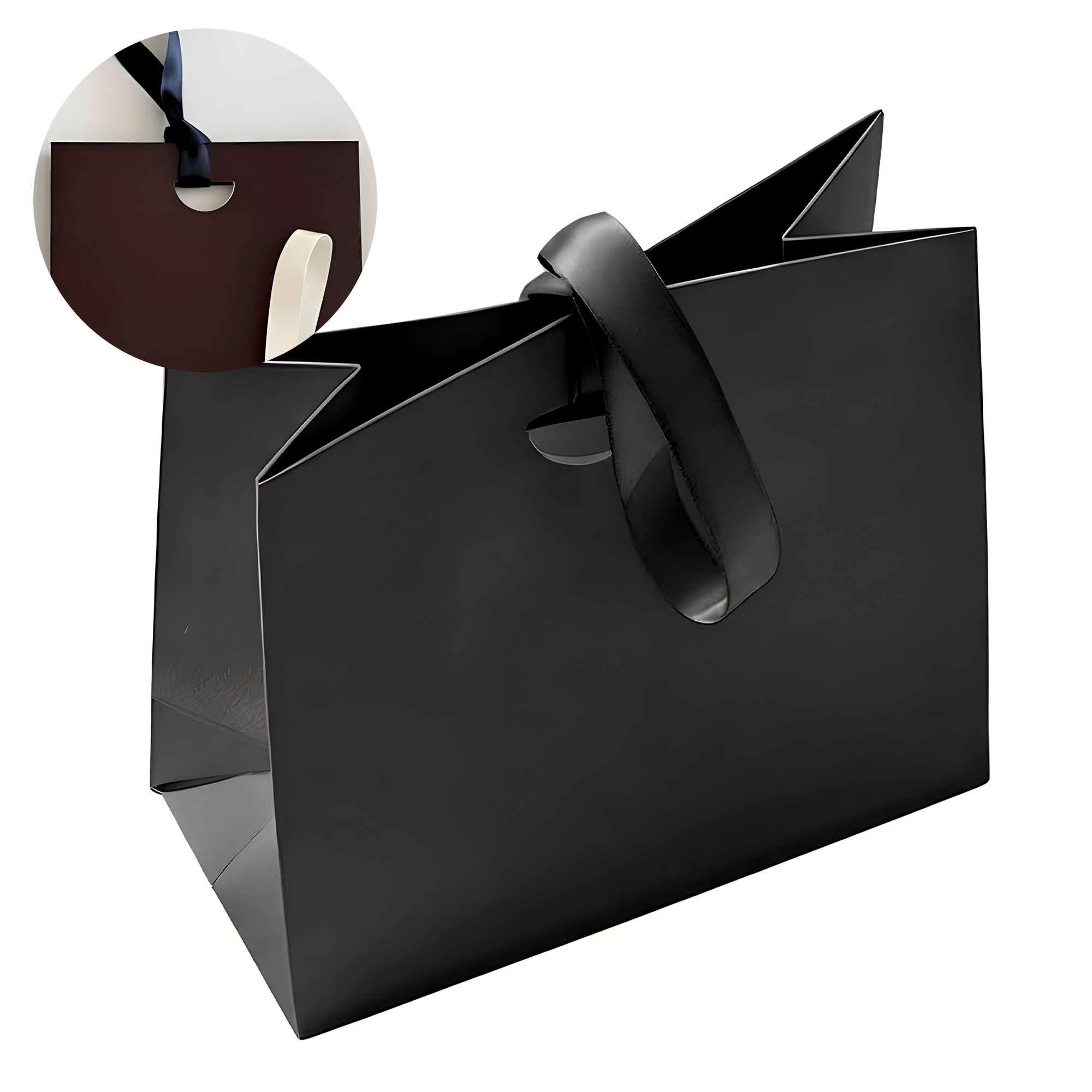 Bolsa De Regalo Diseño Plegable Lujo Duradera Colores 15.5 X 14.5 X 7.5 CM 19
