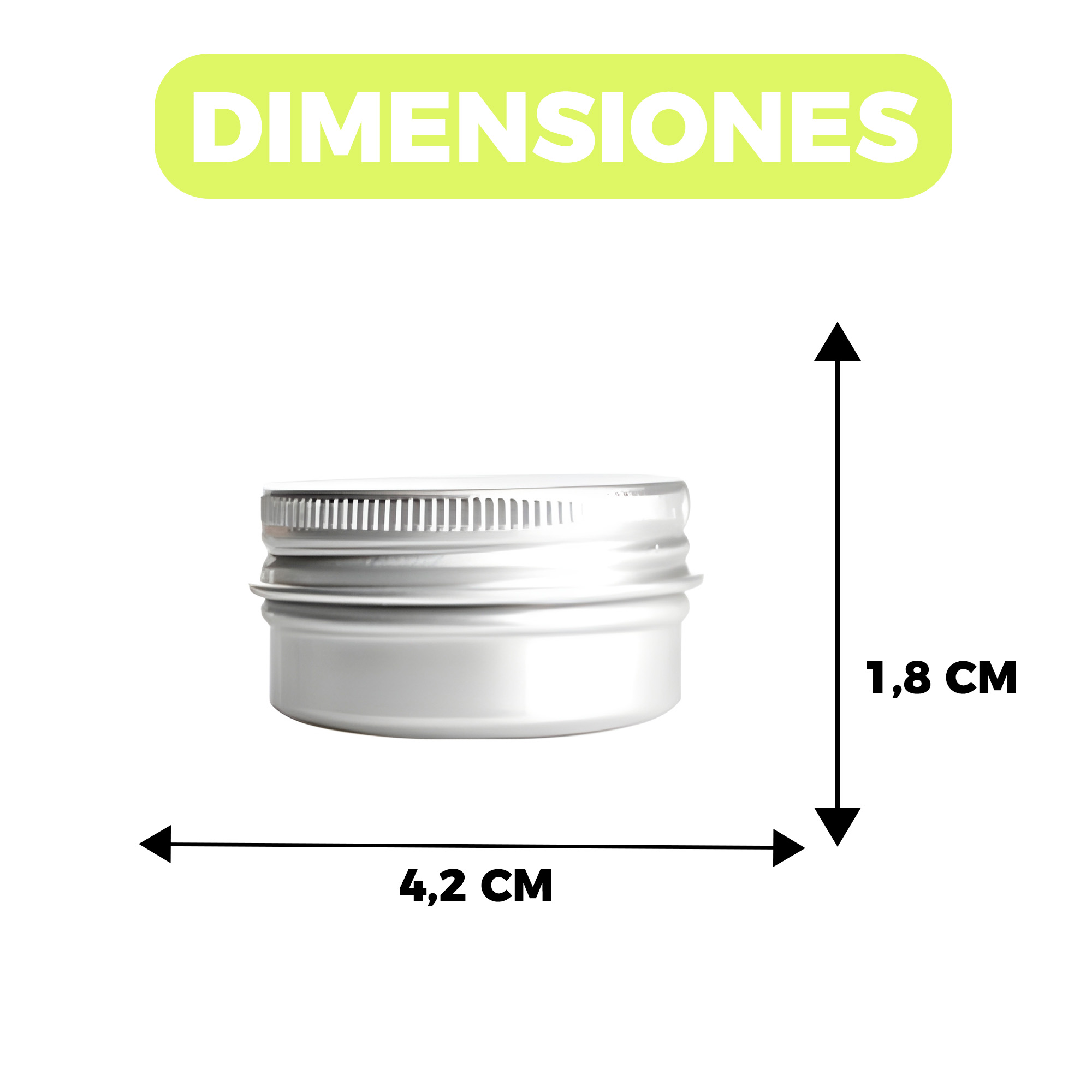 Portavelas Latas Fabricación 15 ml Gris Fabricación Insumo 4,2 X 1,8 CM 2