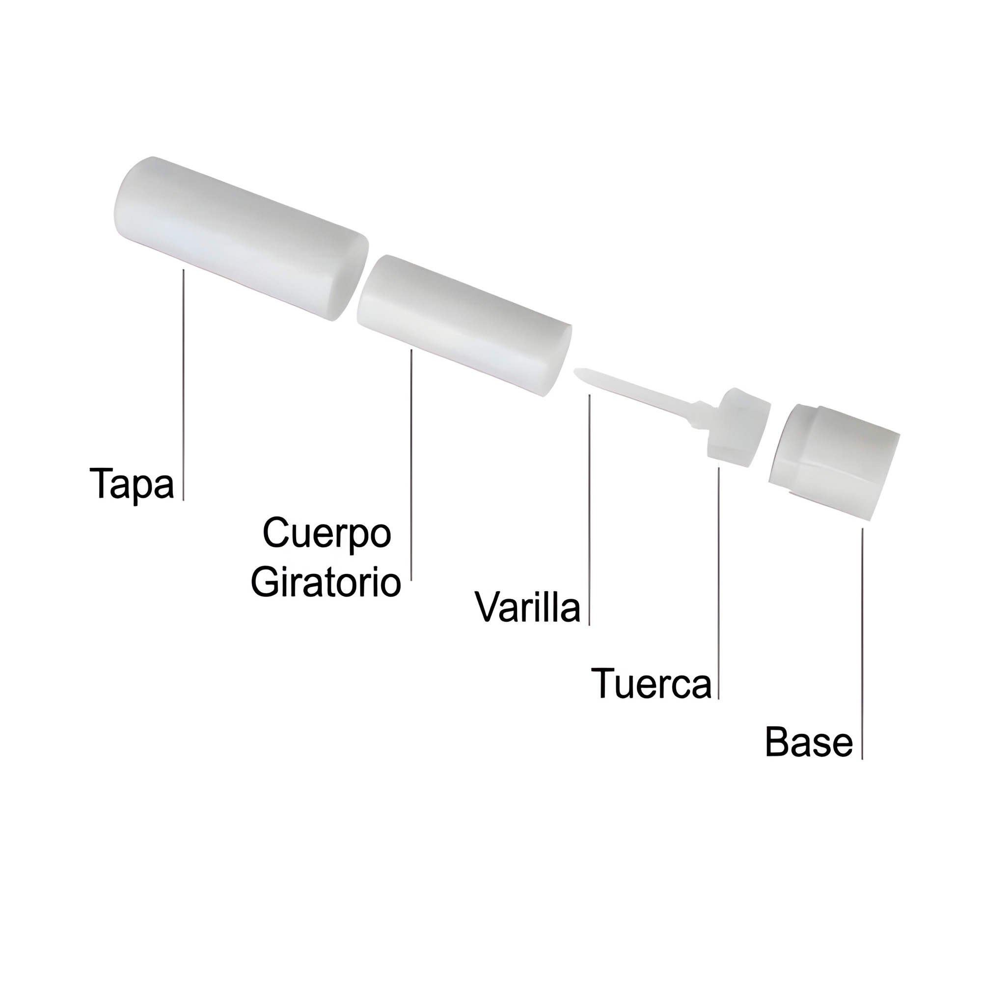 10 Tubos Bálsamo Labial 4g Belleza Cosmeticos Plastico Colores 4