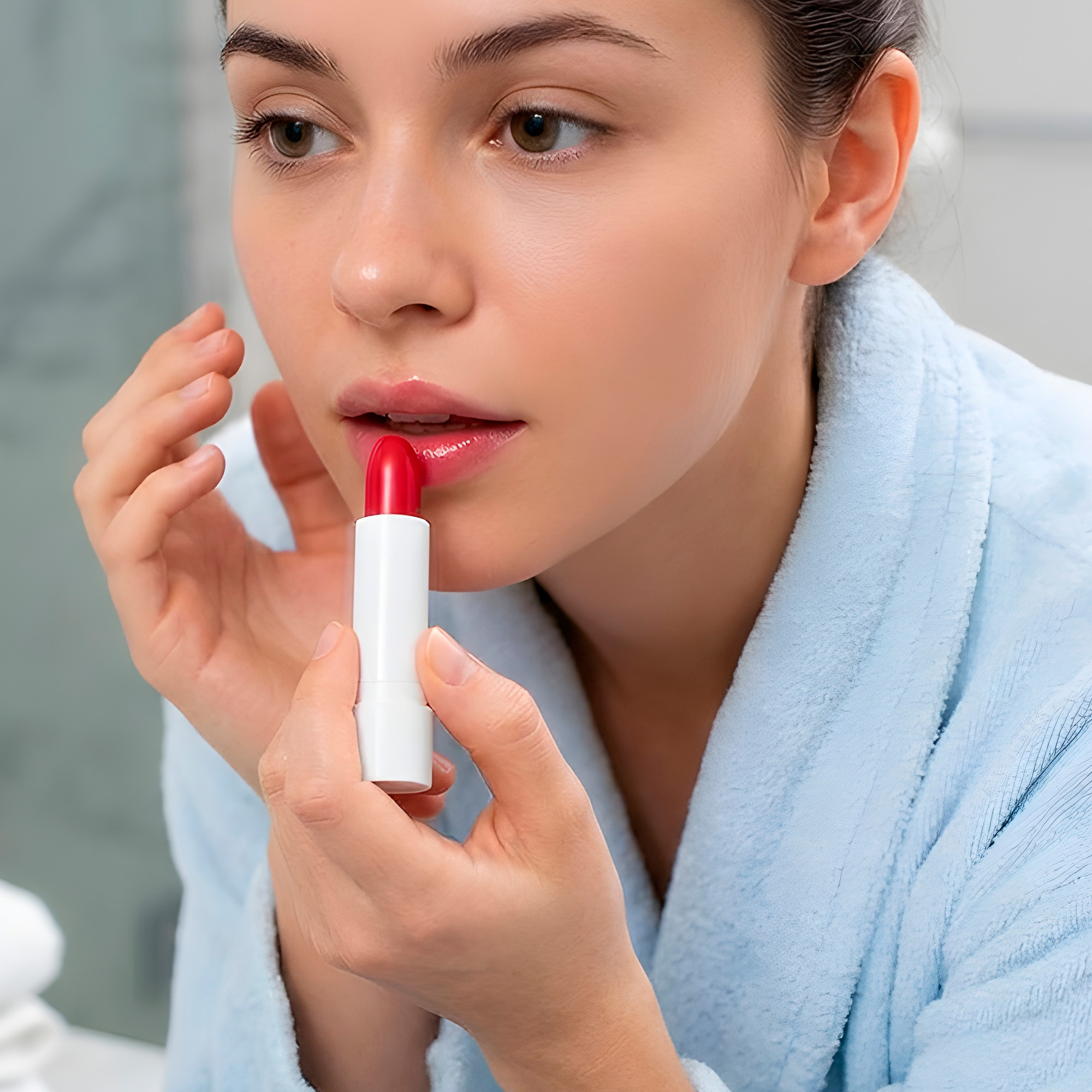 10 Tubos Bálsamo Labial 4g Belleza Cosmeticos Plastico Colores 6