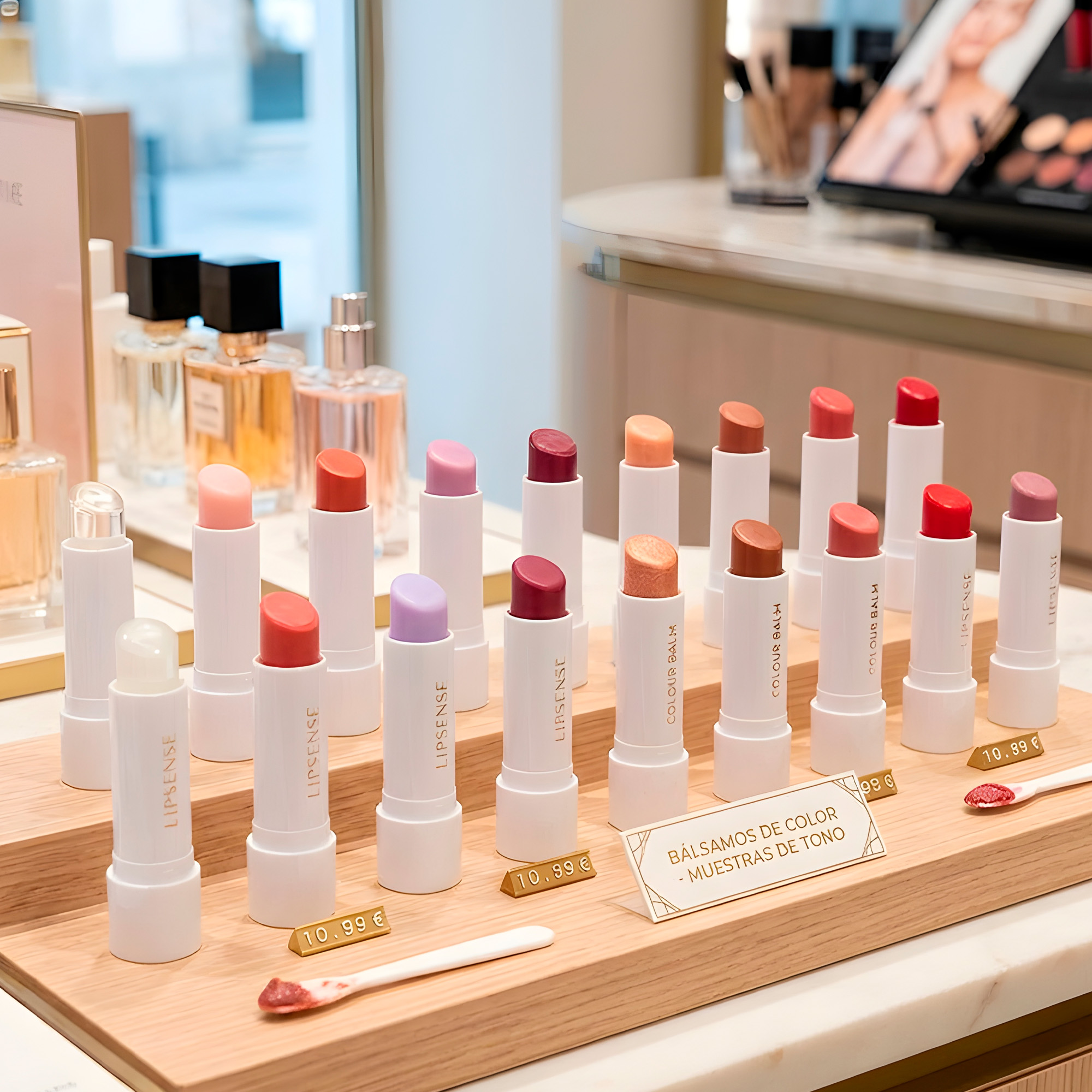 10 Tubos Bálsamo Labial 4g Belleza Cosmeticos Plastico Colores 11