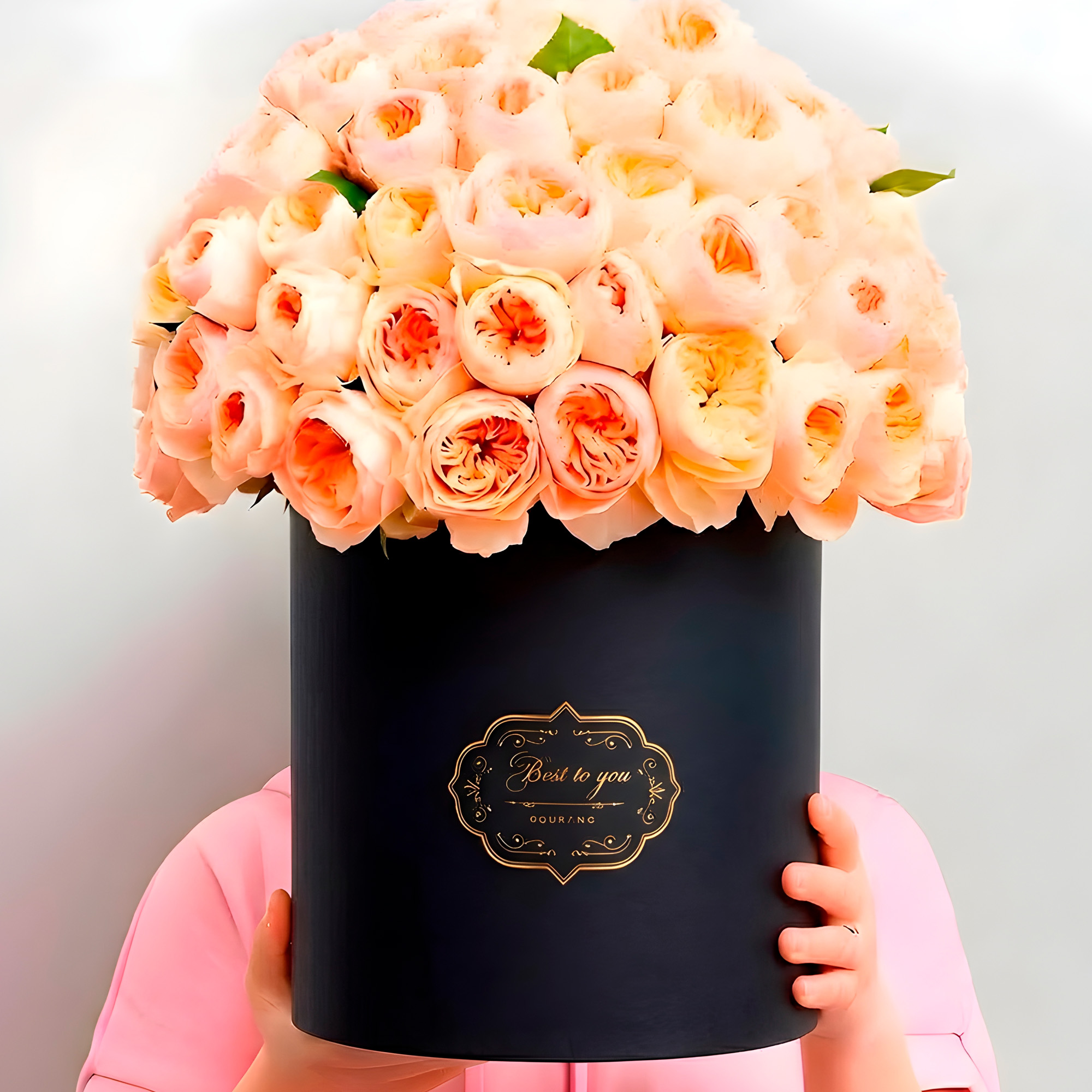 Set 3 Cajas Kraft Cilindrico Ramo de Flores Decoración Fiestas Colores 6