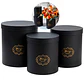 Set 3 Cajas Kraft Cilindrico Ramo de Flores Decoración Fiestas Colores - Miniatura 12