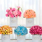 Set 3 Cajas Kraft Cilindrico Ramo de Flores Decoración Fiestas Colores - Miniatura 11