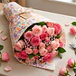 20 Pliegos Papel Lazos Para Envolver Flores Ramos Floristería 50X70 CM - Miniatura 17