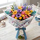 20 Pliegos Papel Lazos Para Envolver Flores Ramos Floristería 50X70 CM - Miniatura 24