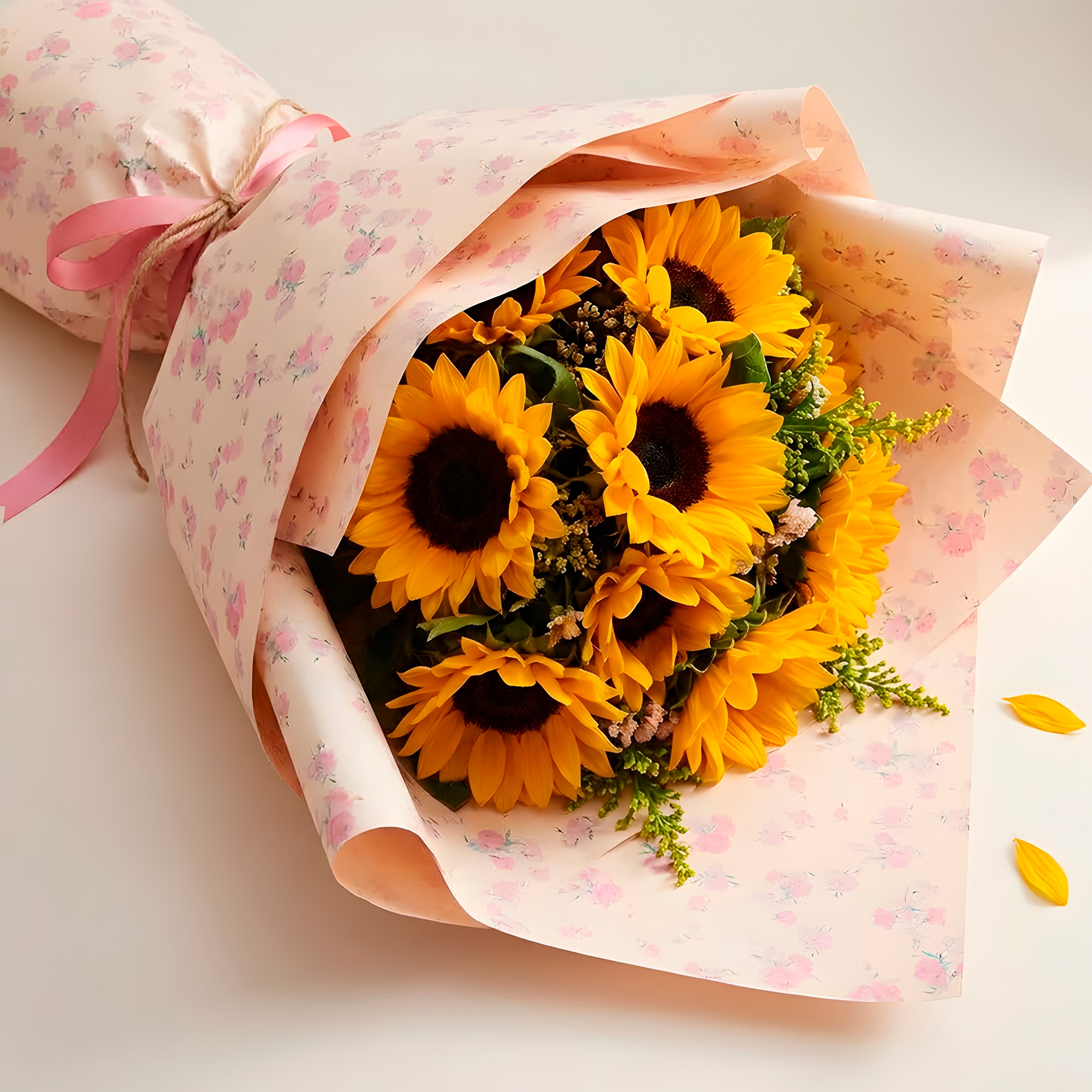 20 Pliegos Papel Lazos Para Envolver Flores Ramos Floristería 50X70 CM 31