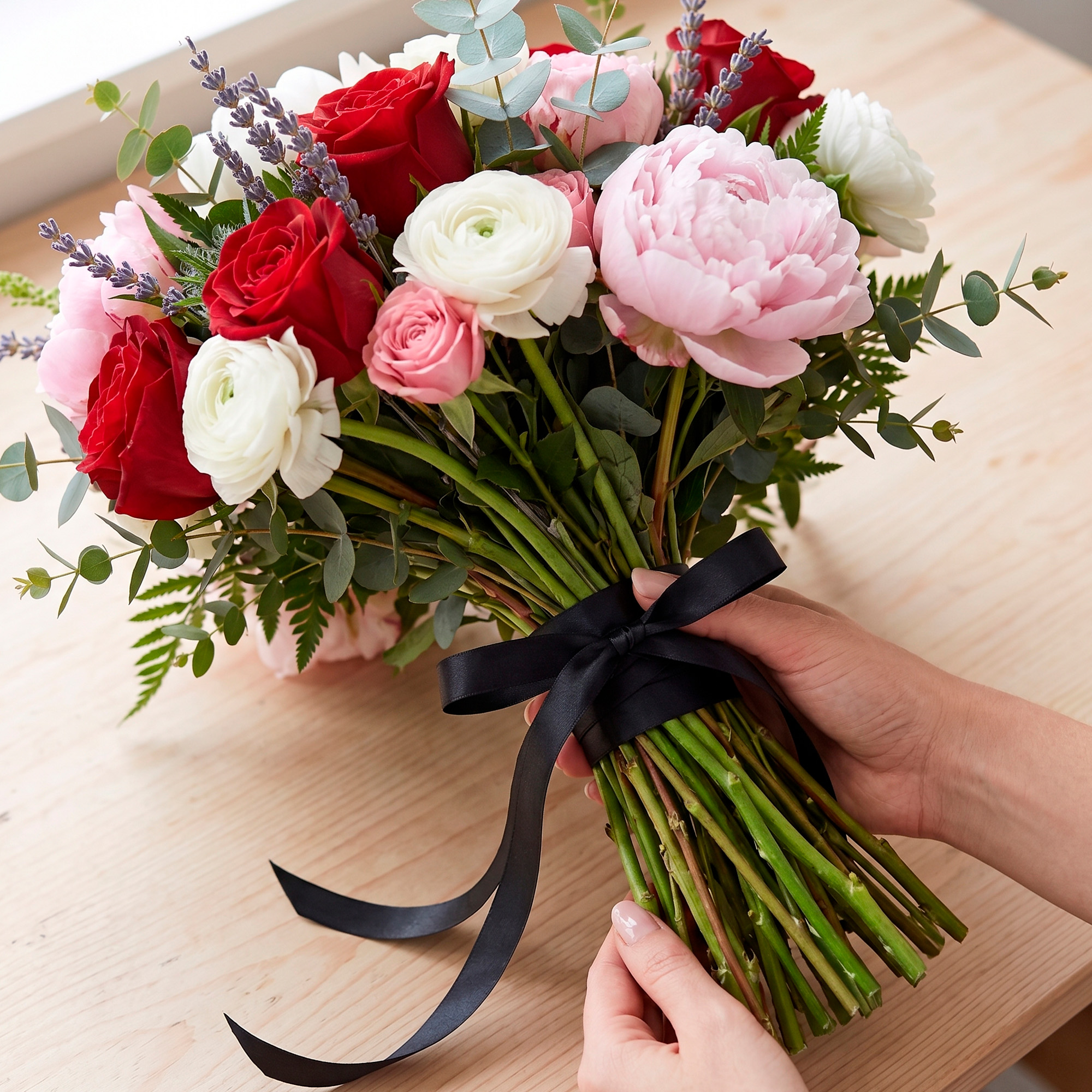 Cinta Satin Roja Para Envolver Flores Ramos Floristería 1 Cm X 80 Mtrs 6