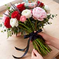 Cinta Satin Roja Para Envolver Flores Ramos Floristería 1 Cm X 80 Mtrs - Miniatura 6