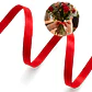 Cinta Satin Roja Para Envolver Flores Ramos Floristería 1 Cm X 80 Mtrs - Miniatura 7