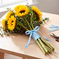 Cinta Satin Roja Para Envolver Flores Ramos Floristería 1 Cm X 80 Mtrs - Miniatura 4