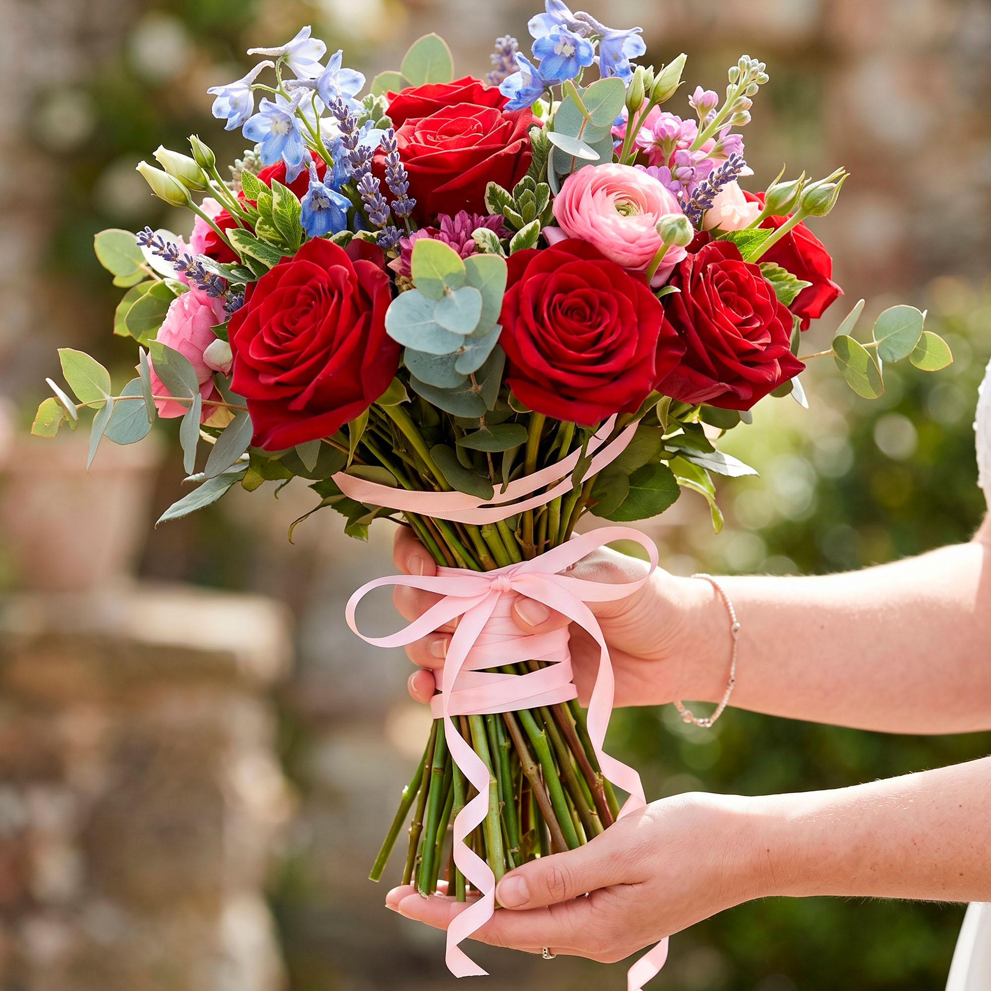 Cinta Satin Roja Para Envolver Flores Ramos Floristería 1 Cm X 80 Mtrs 25