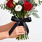 Cinta Satin Roja Para Envolver Flores Ramos Floristería 2,5 Cm X 80 Mtrs - Miniatura 9