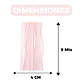 Cinta De Seda Organza Satinada Envolver Flores Regalos 4CM X 10 Mts - Miniatura 3