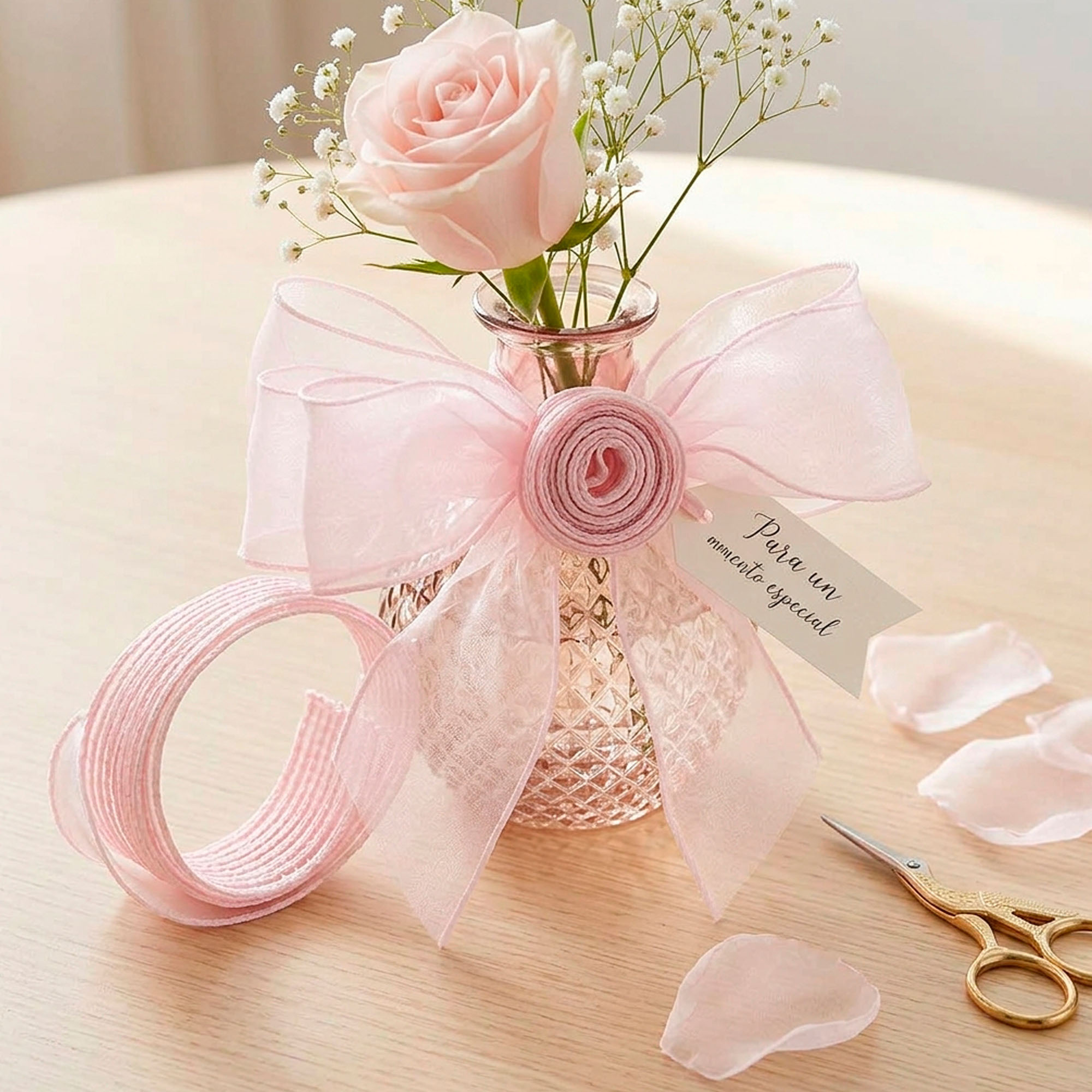Cinta De Seda Organza Satinada Envolver Flores Regalos 4CM X 10 Mts 12
