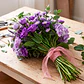 Cinta De Seda Organza Satinada Envolver Flores Regalos 4CM X 10 Mts - Miniatura 7