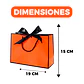 Bolsas de Lujo Unicolor para Regalo 19 X 15 X 7 CM - Miniatura 2