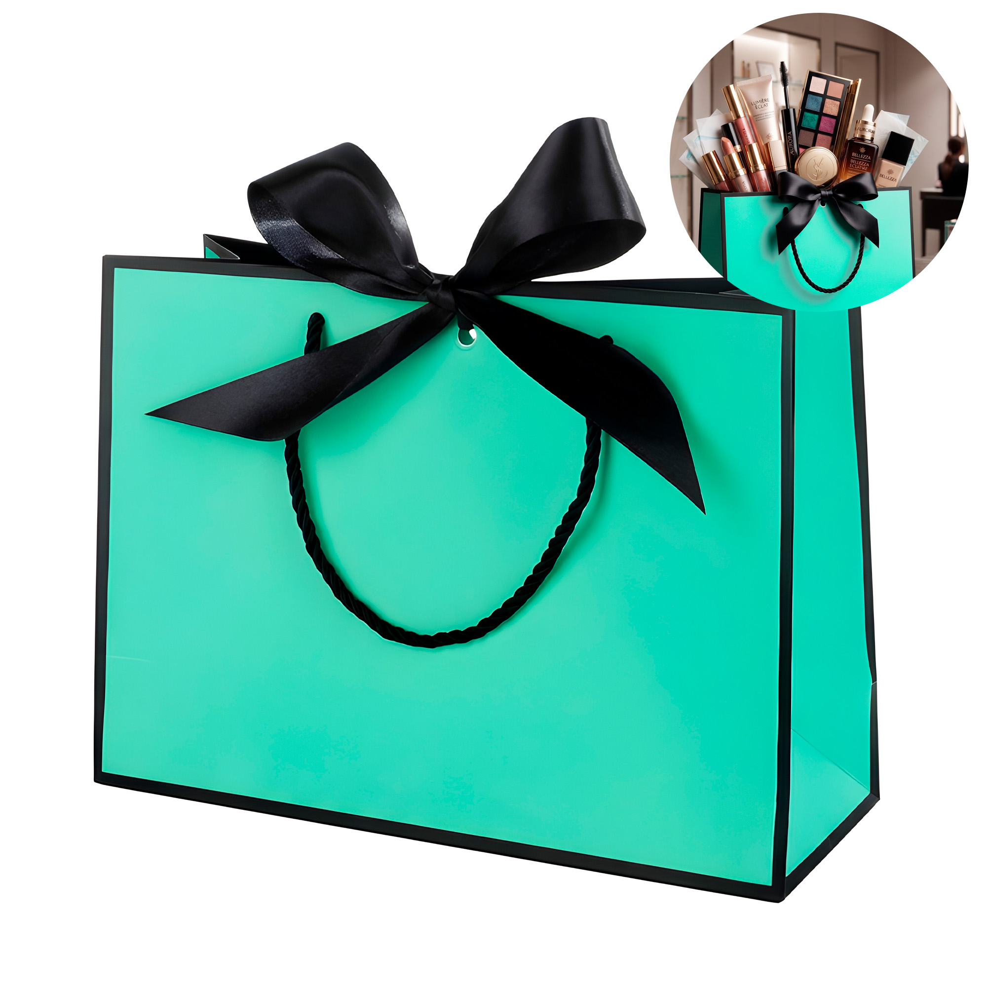 Bolsas de Lujo Unicolor para Regalo 19 X 15 X 7 CM 22