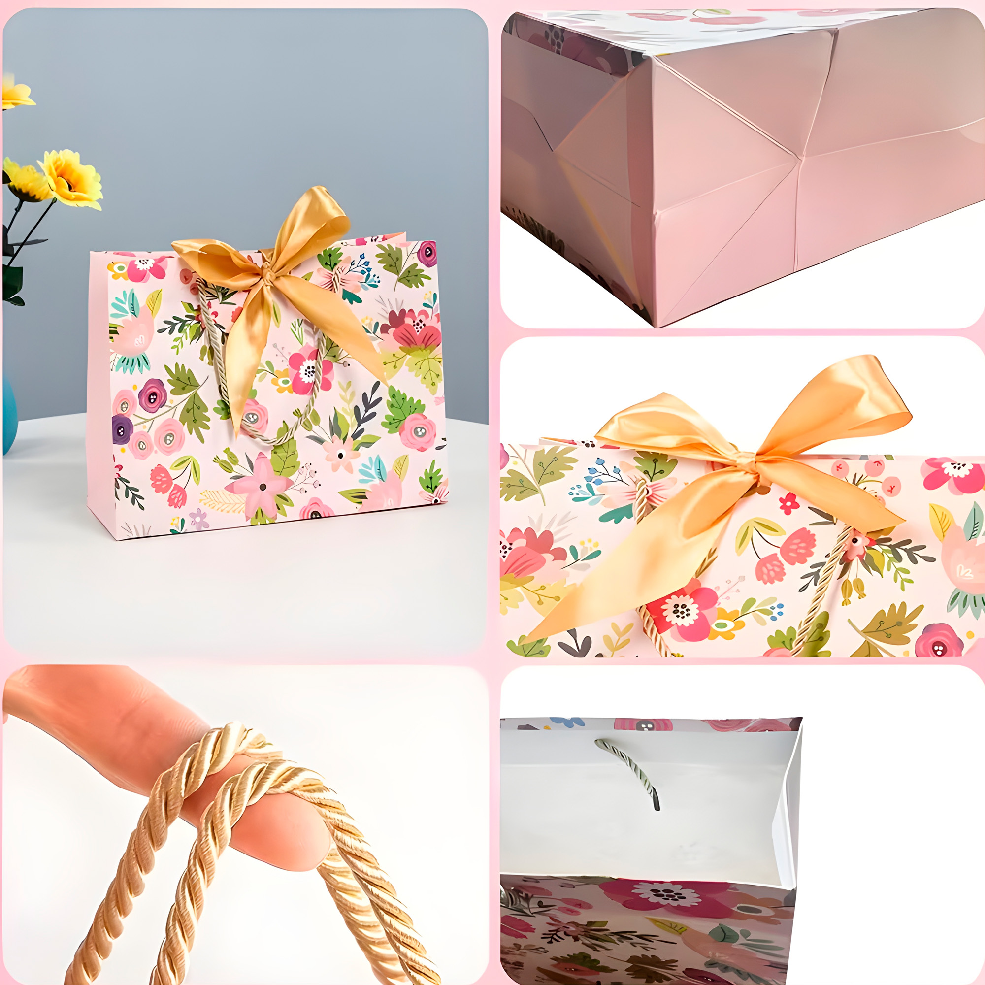 Bolsas de Lujo Coloridas para Regalo 28 X 20 X 10 CM 16