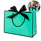 Bolsas de Lujo Unicolor para Regalo 28 X 20 X 10 CM - Miniatura 4