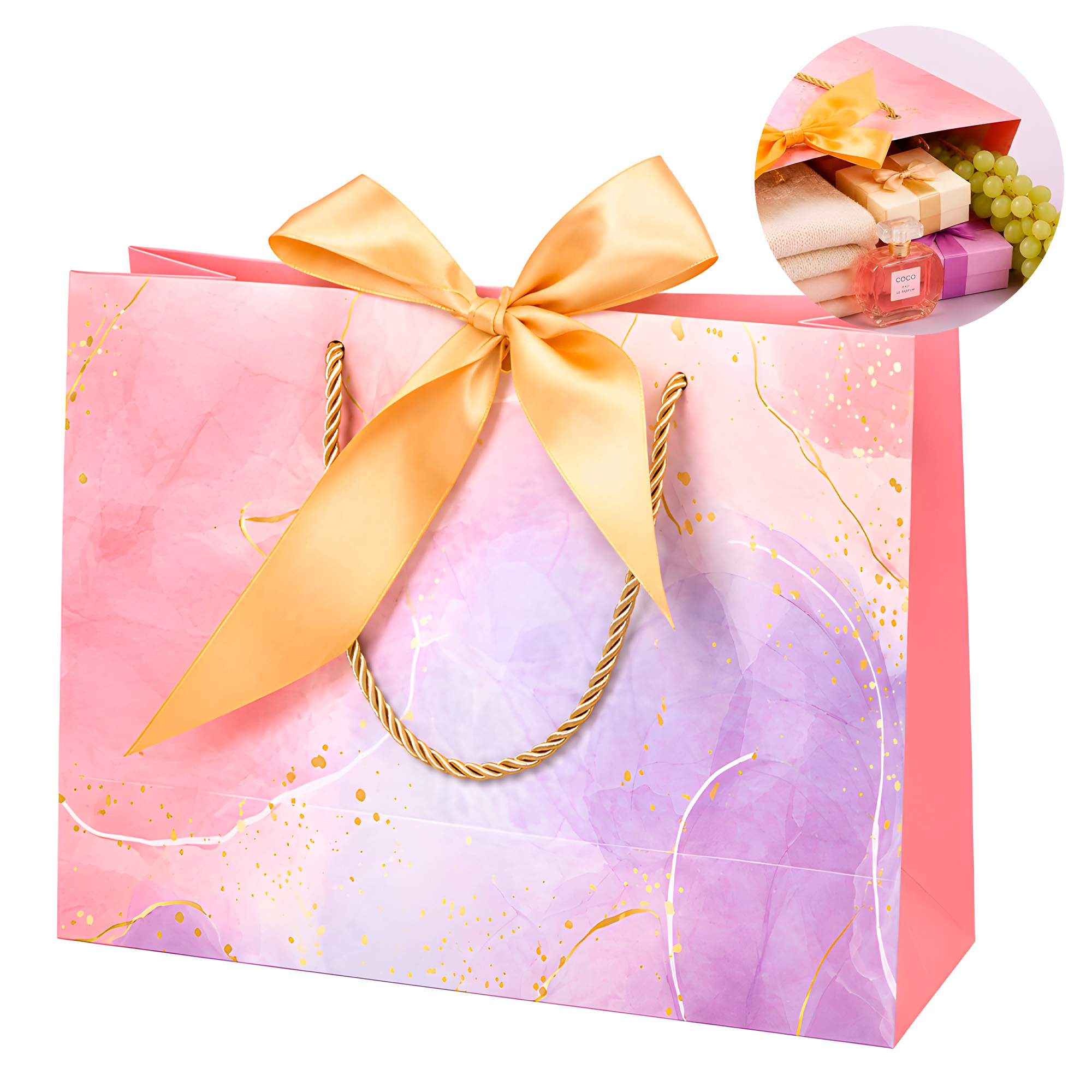 Bolsas de Lujo Coloridas para Regalo 32 X 25 X 11 CM 22